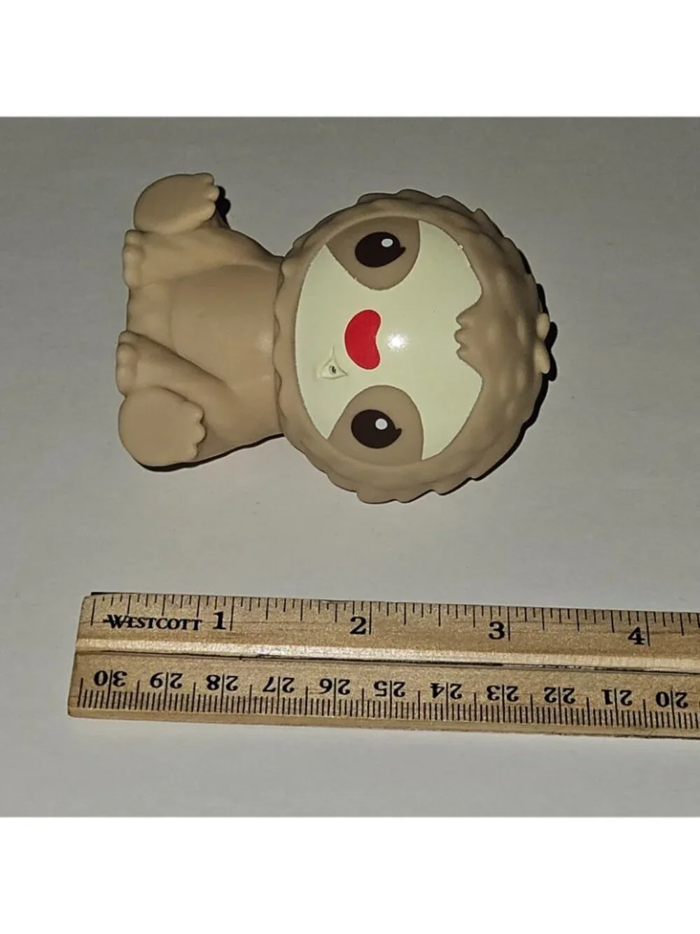 Infantino Tan Sloth Plastic Animal 3
